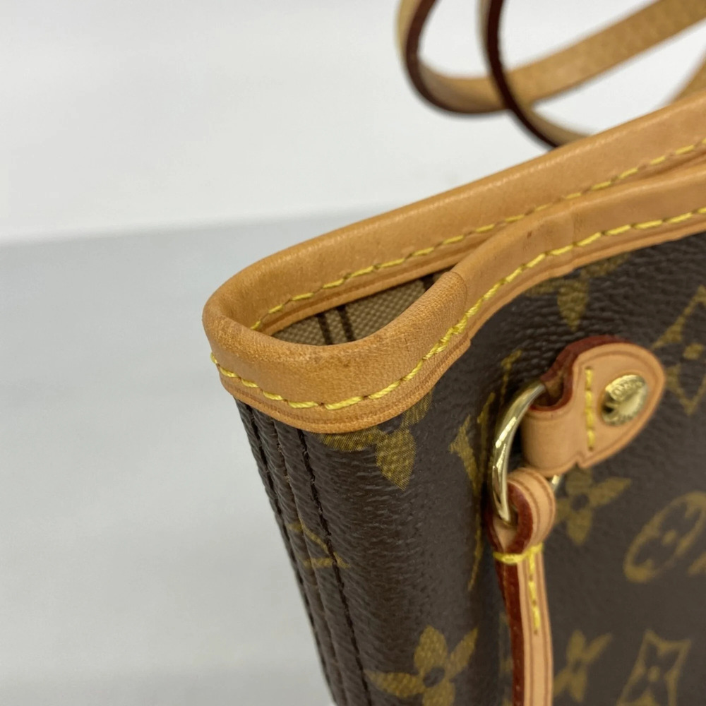 LOUIS VUITTON Brown Monogram Neverfull PM Tote Bag - Picture 6 of 10